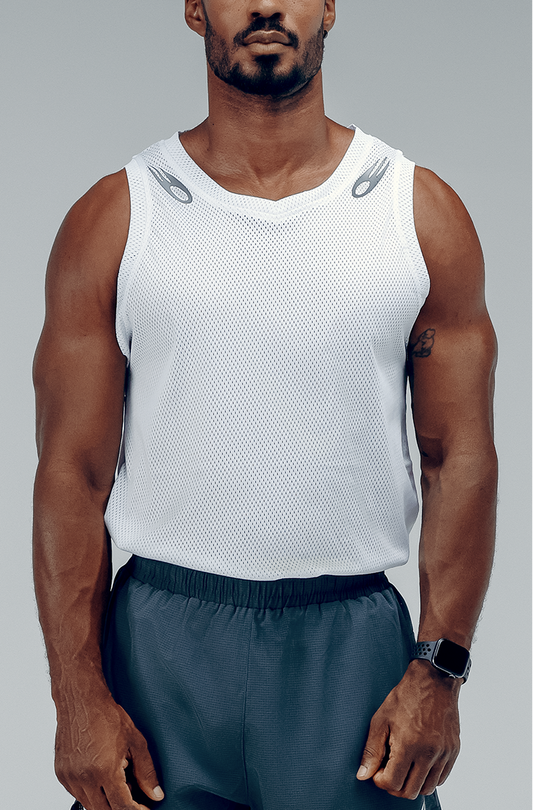 Elite Performance Tank white Men