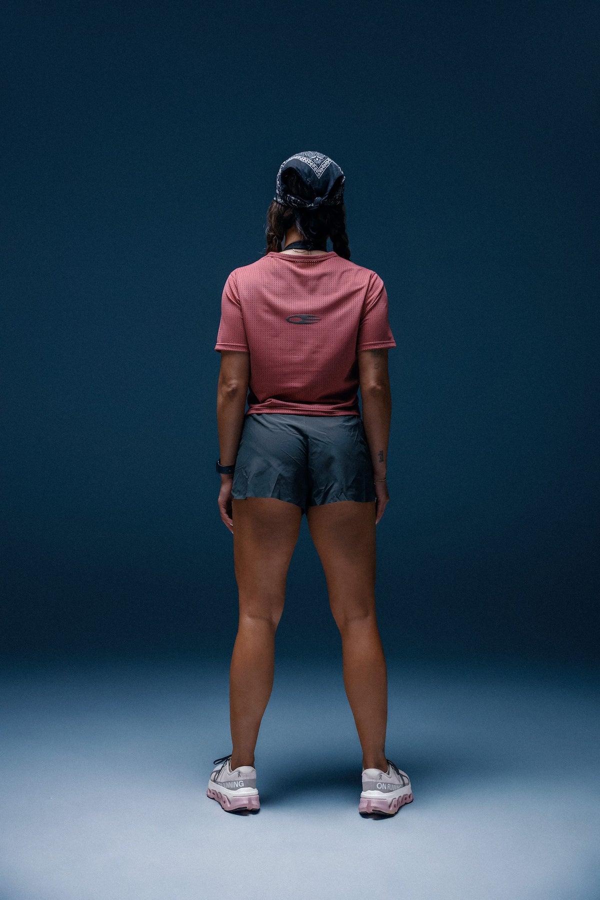 FORM crop tee pink clay